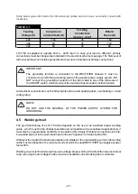 Предварительный просмотр 27 страницы ESAB 0401264 User Manual And Spare Parts