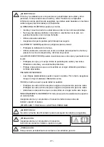 Предварительный просмотр 41 страницы ESAB 0401264 User Manual And Spare Parts