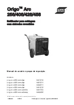 ESAB 0401510 User Manual And Spare Parts предпросмотр