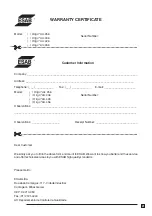 Preview for 21 page of ESAB 0401510 User Manual And Spare Parts