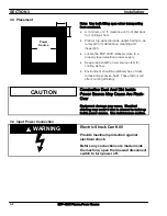 Preview for 20 page of ESAB 0558001729 Installation, Operation And Maintenance Manual