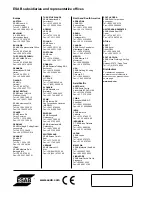 Preview for 64 page of ESAB A2-A6 PEK Service Manual