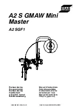 ESAB A2 S GMAW Mini Master Instruction Manual предпросмотр