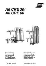 Предварительный просмотр 1 страницы ESAB A6 CRE 30 Instruction Manual