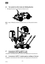 Предварительный просмотр 19 страницы ESAB A6 Mastertrac Manual