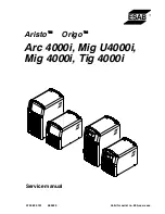 Предварительный просмотр 1 страницы ESAB Aristo Arc 4000i Service Manual