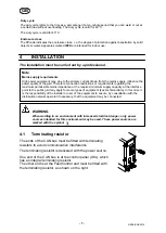 Предварительный просмотр 7 страницы ESAB Aristo FeedControl Instruction Manual