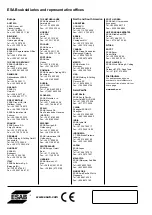 Preview for 26 page of ESAB Aristo Mig 4001i Instruction Manual