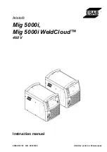 Предварительный просмотр 1 страницы ESAB Aristo Mig 5000i Instruction Manual