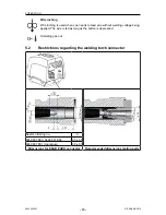 Preview for 13 page of ESAB Aristo RoboFeed 3004HW Instruction Manual