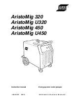 Предварительный просмотр 1 страницы ESAB AristoMig 320 Instruction Manual