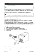 Предварительный просмотр 17 страницы ESAB AristoMig 4004i Pulse Instruction Manual