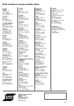 Предварительный просмотр 92 страницы ESAB Aristotig 405 AC/DC Service Manual