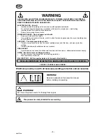 Предварительный просмотр 4 страницы ESAB Aristotig255 AC/DC DTE 255 Instruction Manual