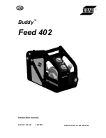 ESAB Buddy Feed 402 Instruction Manual предпросмотр