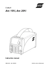 Предварительный просмотр 1 страницы ESAB Caddy Arc 151i Instruction Manual