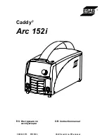 Предварительный просмотр 1 страницы ESAB Caddy Arc 152i Instruction Manual