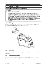 Предварительный просмотр 10 страницы ESAB Caddy Mig C200i Instruction Manual