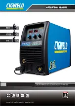 ESAB CIGWELD 220i Operating Manual preview