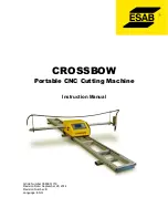 Предварительный просмотр 1 страницы ESAB CROSSBOW Instruction Manual