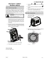 Предварительный просмотр 25 страницы ESAB CUTMASTER A40 Operating Manual