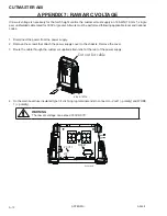 Preview for 108 page of ESAB CUTMASTER A40 Operating Manual