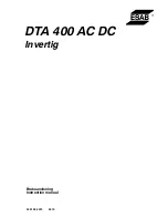 Preview for 1 page of ESAB DTA 400 AC DC Instruction Manual