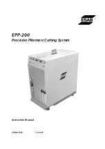 ESAB EPP-200 Instruction Manual предпросмотр