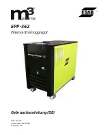 Preview for 1 page of ESAB EPP-362 Manual