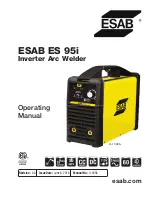 ESAB ES 95i Operating Manual предпросмотр