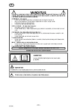 Предварительный просмотр 44 страницы ESAB ESABMig 405 Instruction Manual