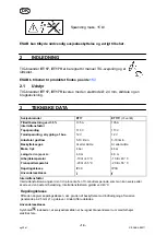 Предварительный просмотр 14 страницы ESAB ET 17 Instruction Manual