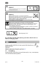 Предварительный просмотр 40 страницы ESAB ET 17 Instruction Manual