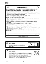 Предварительный просмотр 91 страницы ESAB ET 17 Instruction Manual