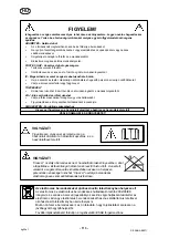 Предварительный просмотр 113 страницы ESAB ET 17 Instruction Manual