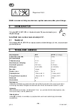 Предварительный просмотр 135 страницы ESAB ET 17 Instruction Manual