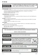 Предварительный просмотр 10 страницы ESAB ET 201i DC Operating Manual