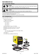 Preview for 10 page of ESAB Fabricator 252i Operating Manual