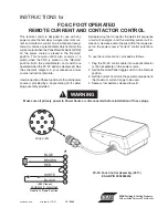 Предварительный просмотр 1 страницы ESAB FC-5C Instructions