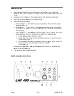 Предварительный просмотр 29 страницы ESAB LHF 405 PIPEWELD Service Manual