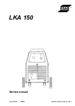 ESAB LKA 150 Service Manual предпросмотр