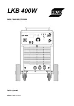 ESAB LKB 400W Service Manual предпросмотр