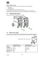 Предварительный просмотр 8 страницы ESAB Migmaster 280 Pro Instruction Manual