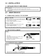 Предварительный просмотр 5 страницы ESAB MT-450W Instruction Manual