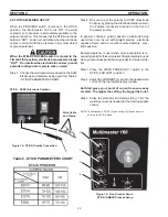 Предварительный просмотр 20 страницы ESAB MultiMaster 160 Instruction Manual