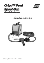 ESAB Origo Feed Spool Gun Instruction Manual preview