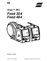 ESAB Origo M 12 Feed 304 Instruction Manual предпросмотр