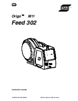 Предварительный просмотр 1 страницы ESAB Origo M11 Feed 302 Instruction Manual