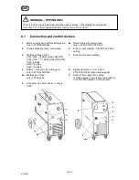 Предварительный просмотр 11 страницы ESAB Origo Mag C140 Instruction Manual