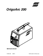 ESAB OrigoArc 200 Service Manual preview